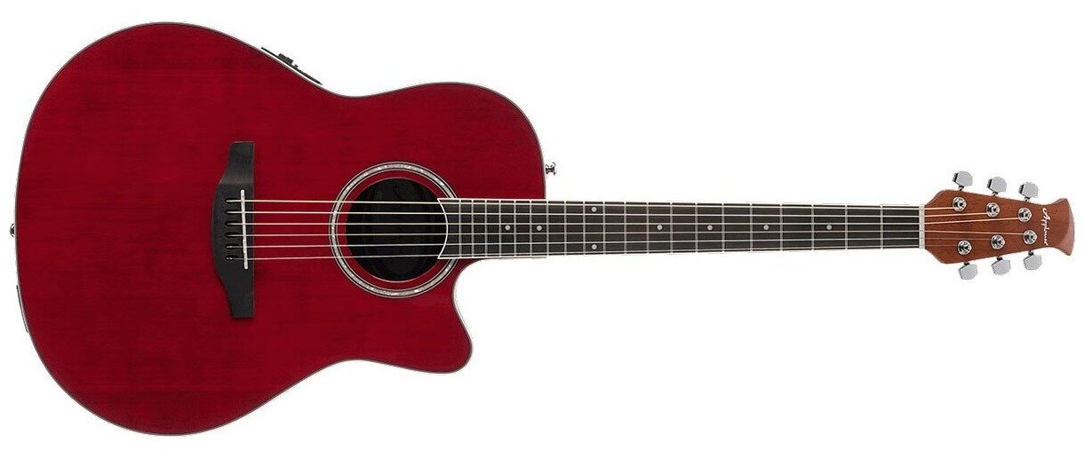 Электроакустическая гитара Ovation APPLAUSE AB24II-RR Mid Cutaway Ruby Red