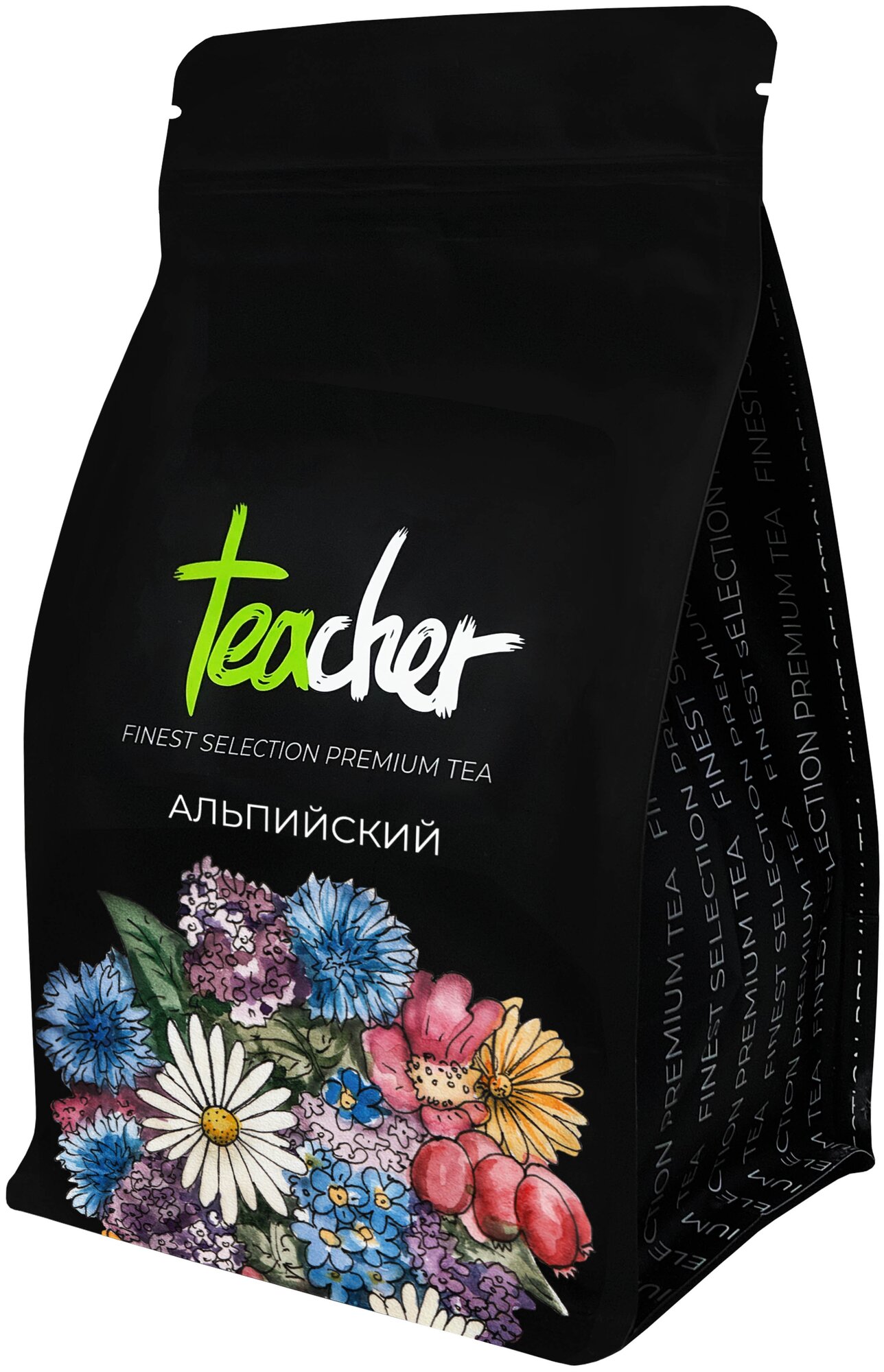 Чай TEACHER Альпийский 250 г травяной фруктовый натуральный премиум рассыпной весовой - фотография № 4