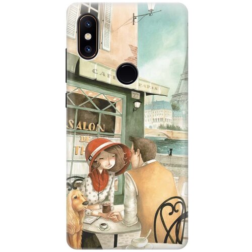 фото Re:pa накладка transparent для xiaomi mi mix 2s с принтом "sweet paris"