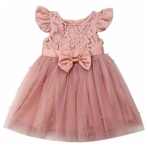 фото Платье, нарядное, размер 80/86, розовый нет бренда