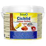 Корм для любых видов цихлид Tetra Cichlid Colour, гранулы, 10 л - изображение
