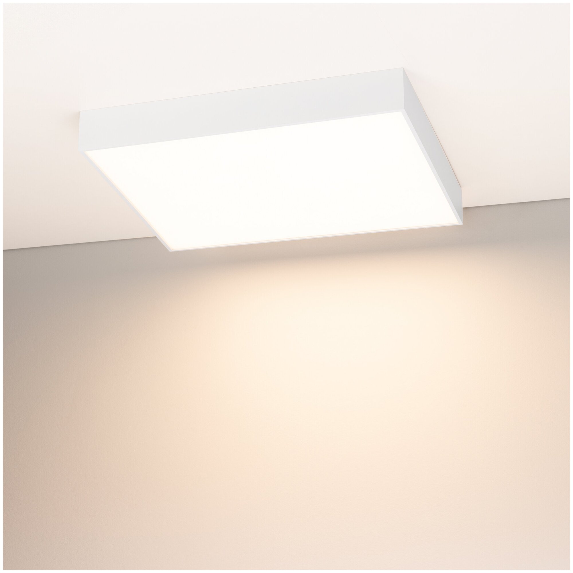 Потолочный светодиодный светильник Arlight SP-Quadro-S500x500-50W Warm3000 / - фото №7