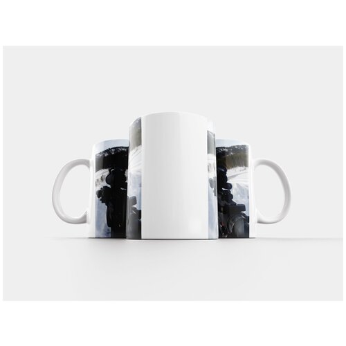 фото Кружка "автоматическая винтовка, пистолет, зима" 320 мл lotsprints