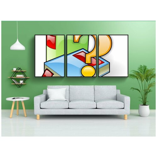 фото Модульный постер "справочная книга, книга, справка" 180x90 см. из 3х частей в тубусе, без рамки lotsprints