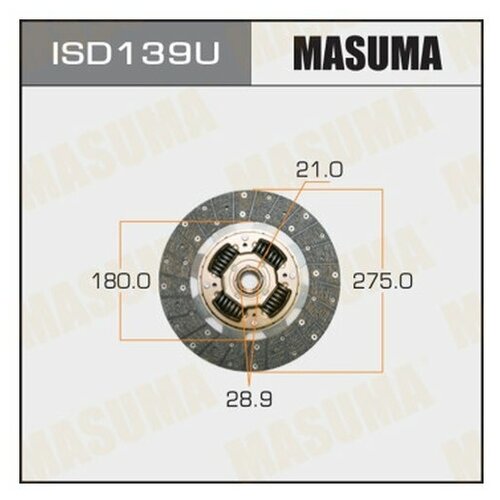 MASUMA ISD139U Диск сцепления