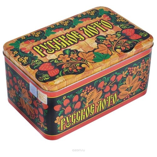 Настольная игра «Русское лото» в подарочной жестяной коробке