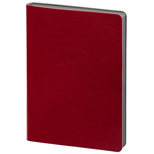 Ежедневник Slip, недатированный, красный с серым