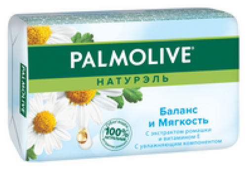 Colgate-Palmolive Мыло туалетное Palmolive с экстрактом Ромашки и витамином Е 90 гр