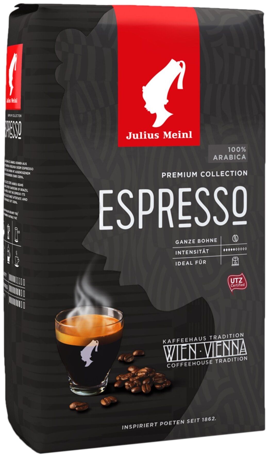 Кофе Julius Meinl Эспрессо Премиум Коллекция зерно 1 кг - фотография № 2