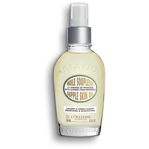 L'Occitane en Provence Almond Supple Skin Oil Масло для тела миндальное смягчающее, 100 мл