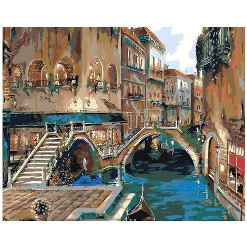Венецианские мостики Раскраска по номерам на холсте Живопись по номерам