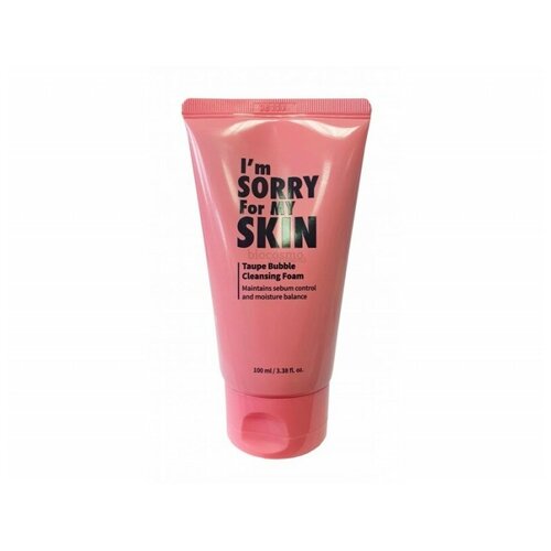 I'm sorry for my skin Taupe Bubble Cleansing Foam Очищающая пенка с угольным порошком 100 мл !сроки годности 02.2023!