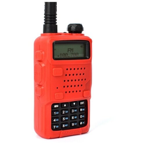 фото Резиновый чехол для рации baofeng uv-5r красный