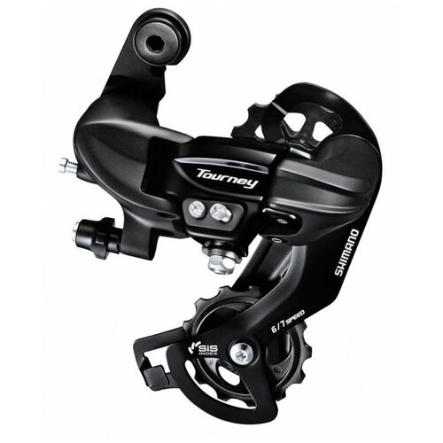 кассета 7 shimano acshg2007228t 2 8200 tourney 7x12 28 ug hg антикор покрытие черно коричневая Суппорт-Переключатель велосипедный задний TOURNEY ARDTY300D (аналог RD-TX35D) на 6-7 скоростей резьба сред. черный SHIMANO