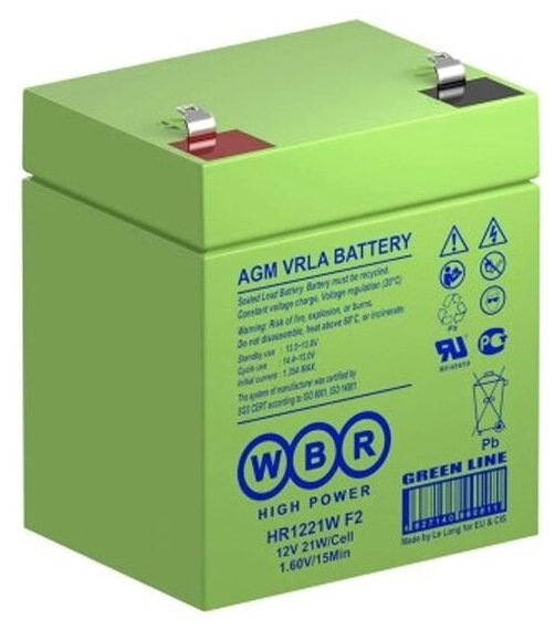Аккумуляторная батарея для ИБП Wbr HR1221W F2