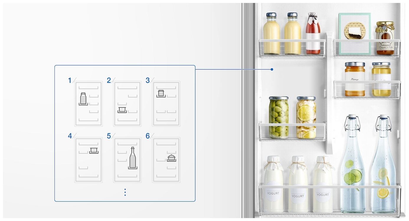 Samsung Холодильник Samsung RB37A5200SA/WT серый (двухкамерный) - фотография № 14