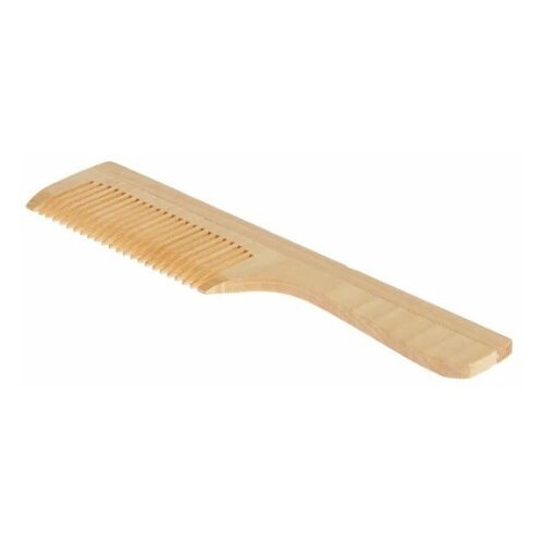 Расчёска гребень с ручкой, цвет «светлое дерево»