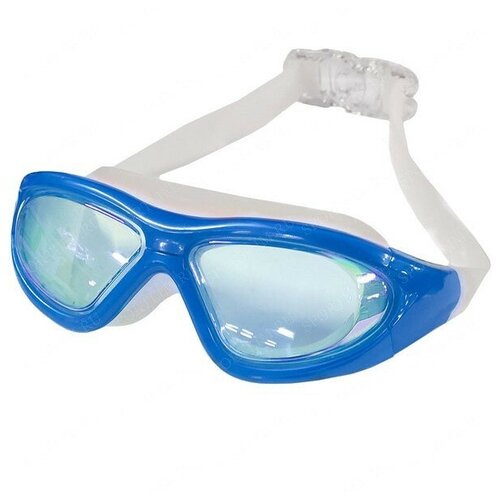 фото B31537-2 очки для плавания взрослые полу-маска (голубой) hawk