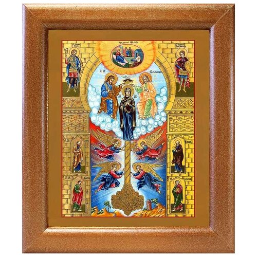 Икона Божией Матери Ключ Разумения, в широкой рамке 19*22,5 см