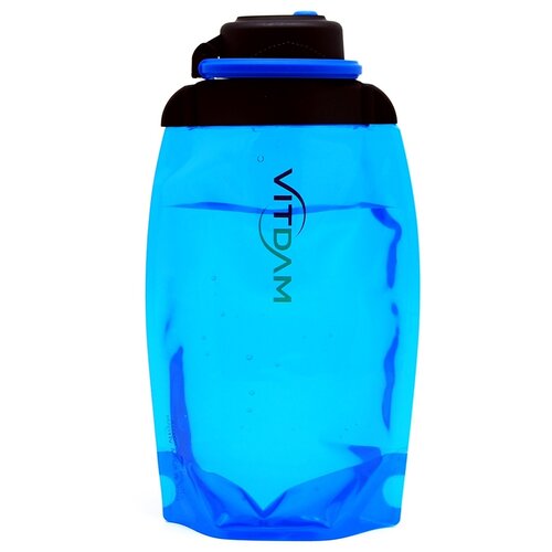 Бутылка для воды VITDAM B050 310 мл пластик синий