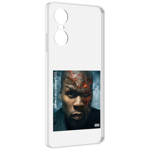 Чехол MyPads 50 Cent - Before I Self Destruct мужской для Tecno Pop 6 Pro задняя-панель-накладка-бампер