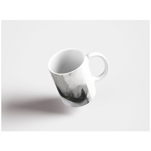 фото Кружка "снег, зима, лед 320 мл. белая lotsprints