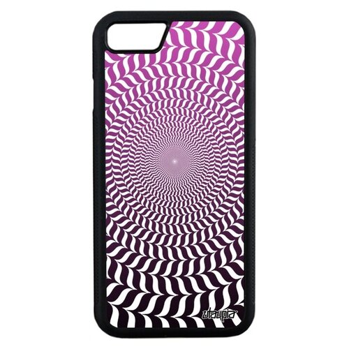 фото Новый чехол для телефона // apple iphone 8 // "иллюзия круга" движение круглый, utaupia, черный