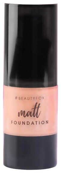 Матирующий тональный крем, оттенок розовый беж, 20 мл Beauty Fox 6779302 .