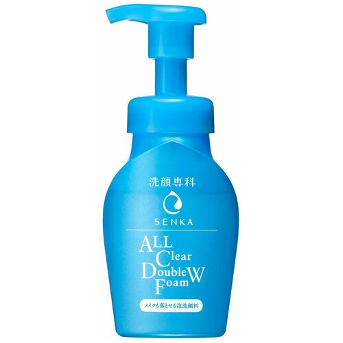 SHISEIDO SENKA Пенка для лица для умывания и снятия макияжа ALL Clear Oil Whip 150 мл.