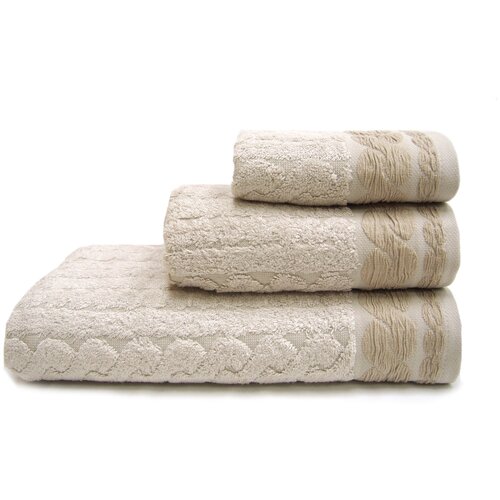 фото Tana home collection полотенце sabrina цвет: бежевый (50х90 см) br41944