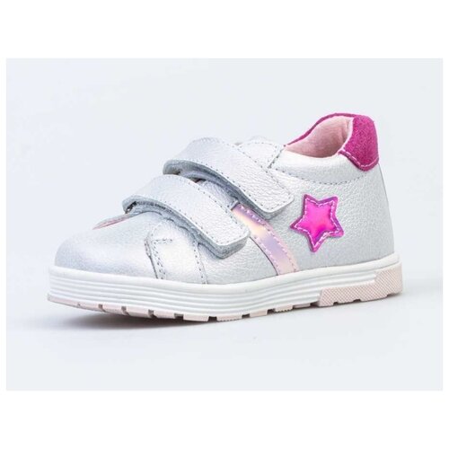 фото Полуботинки котофей 032093 размер 20, белый/фуксия