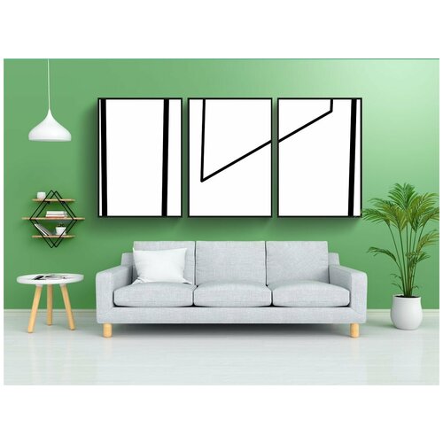 фото Модульный постер "кольцами, связующее, папка" 180x90 см. из 3х частей в тубусе, без рамки lotsprints