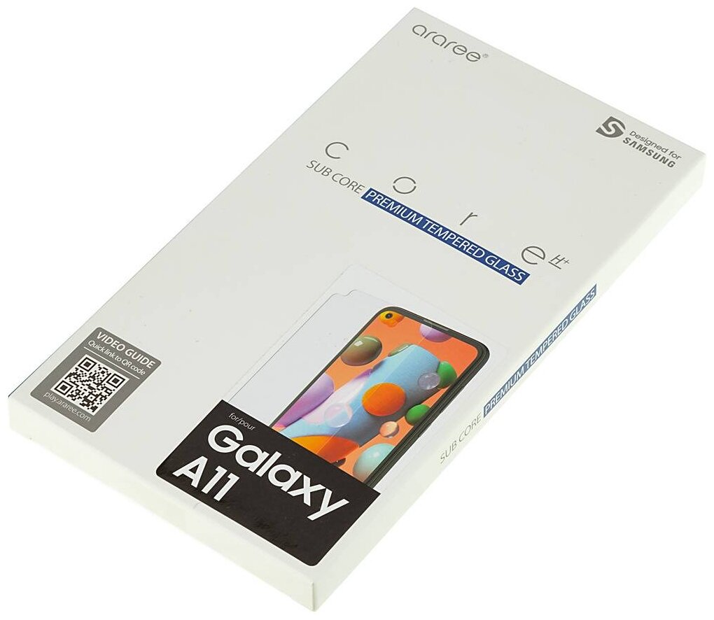 Защитное стекло для экрана SAMSUNG araree by KDLAB для Samsung Galaxy A11, прозрачная, 1 шт [gp-tta115kdatr] - фото №3