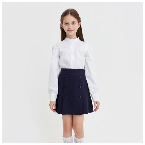 Школьная юбка Minaku, размер 140/146, синий