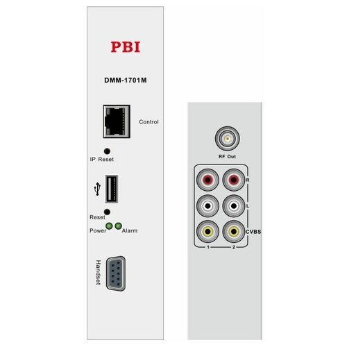 Модуль-модулятор аналоговый DMM-1701M-04 PBI для головных станций 210MF и 1100MF, однополосный, двухканальный