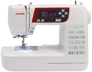 Швейная машина Janome DC 603, белый/черный