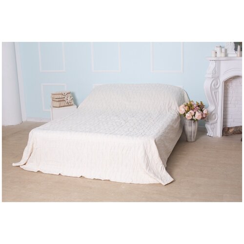 Покрывало хлопковое Rug 37, экрю, 240х260, Lumatex (Португалия)