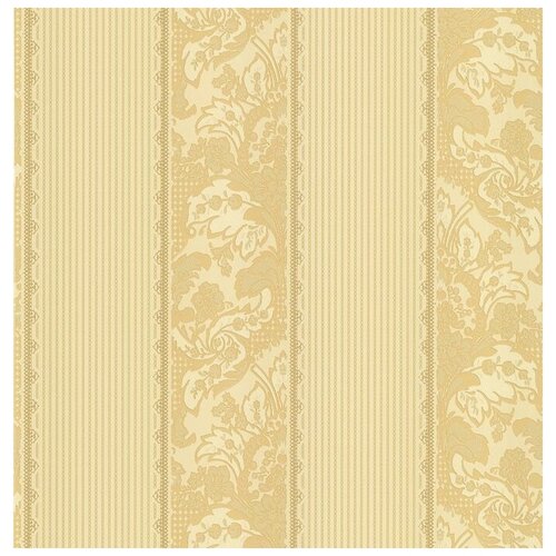Обои Chelsea Decor Wallpapers; обои полосатые с узором Belle Vue (0,52м x 10,05м)