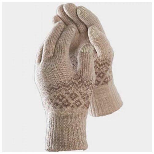 фото Теплые перчатки для сенсорных дисплеев xiaomi fo gloves touch screen warm velvet, цвет: бежевый