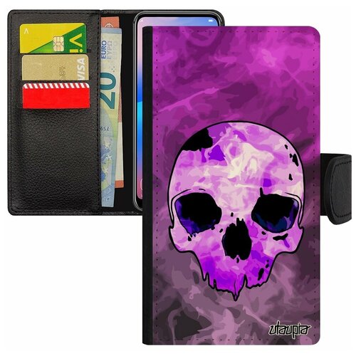 фото Чехол-книжка на мобильный iphone se 2020, "череп" пират мертвец utaupia