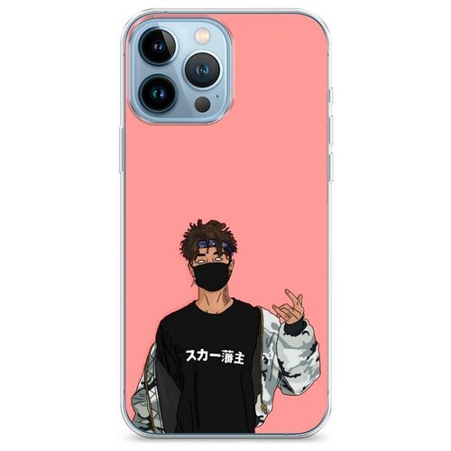 фото Силиконовый чехол "в маске 2" на apple iphone 13 pro max / айфон 13 про макс case place