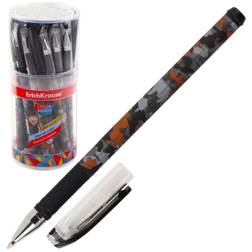 Ручка шариковая ErichKrause ColorTouch Rough Native, узел 0.7 мм, чернила синие