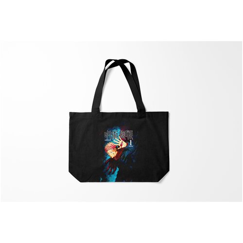 фото Сумка-шоппер / 46х35 см / аниме / магическая битва юдзи итадори burnettie