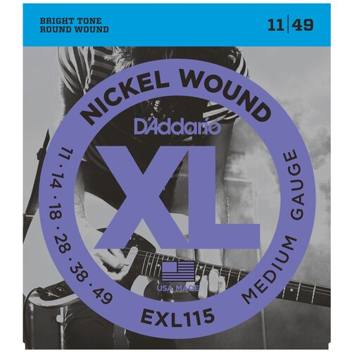 d addario epn21 pure nickel jazz light 12 52 струны для электрогитары никель 12 52 D ADDARIO EXL115 BT Струны для электрогитары