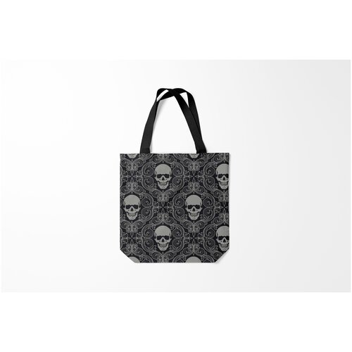 фото Сумка-шоппер / 40х40 см / праздники / хэллоуин веселый роджер burnettie