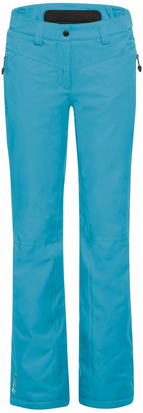 Брюки Maier Sports, карманы, мембрана, утепленные, водонепроницаемые, размер 46, голубой