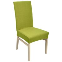 QWERTY Чехол на стул "Вельвет", 100% полиэстер, цвет "оливковый"