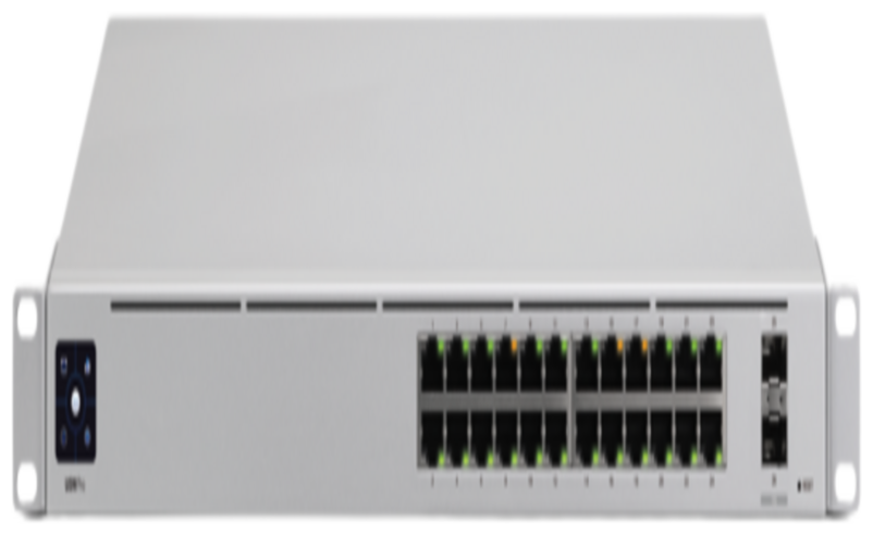 UniFi Switch 24 PRO [USW-Pro-24-EU] Ubiquiti коммутатор в стойку 24х 1G RJ45 2х 10G SFP+