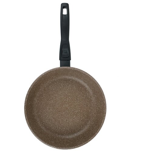Союз ТН Литая толстостенная сковорода с антипригарным покрытием 28 см несъемная ручка