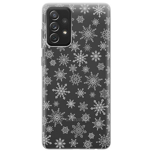 RE: PA Чехол - накладка Transparent 3D для Samsung Galaxy A72 с принтом Fairy Snowflakes re pa чехол накладка transparent 3d для samsung galaxy a72 с принтом no